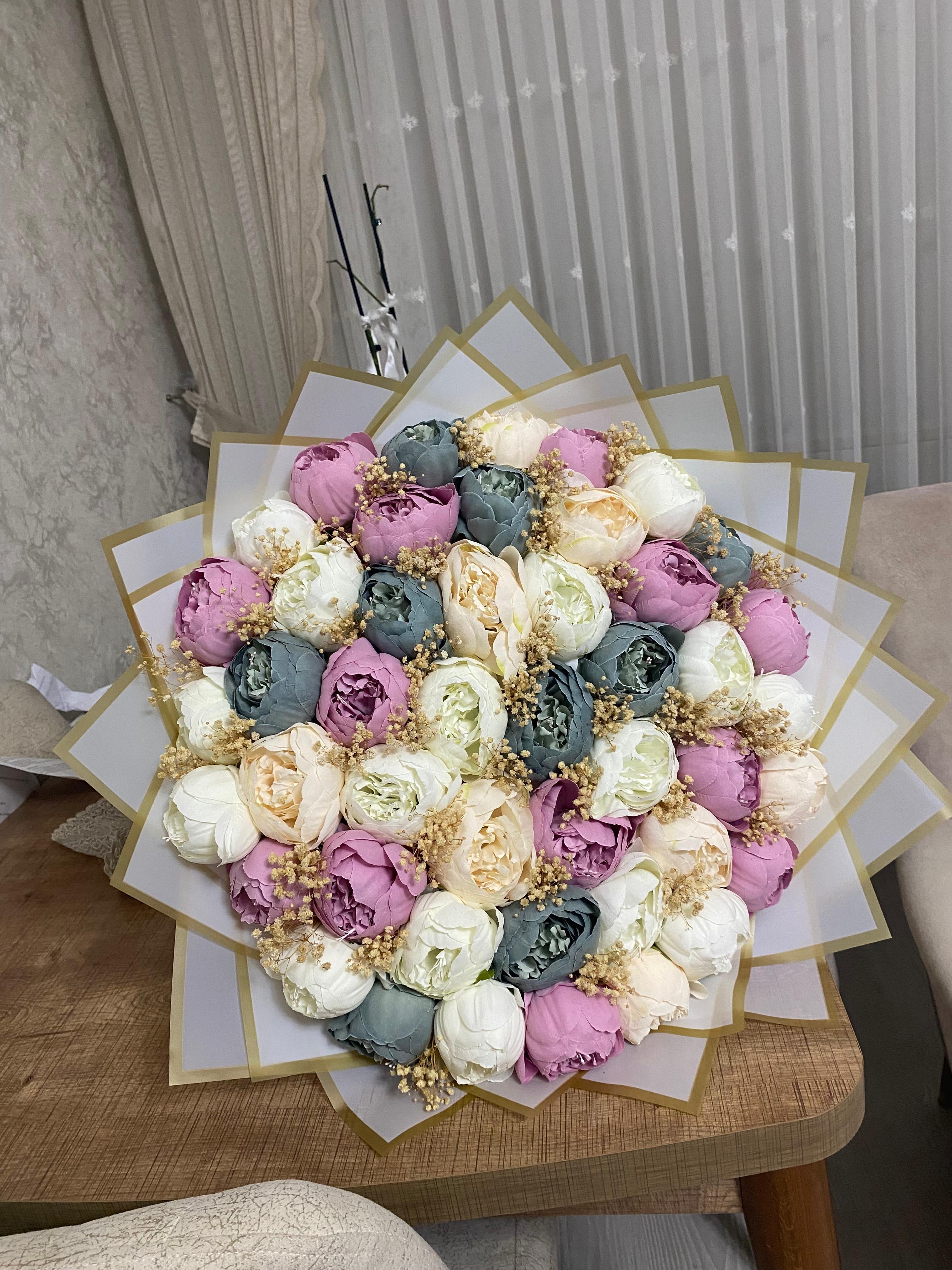 🌸 Premium Şakayık Tasarım Sabun Gül Buketi | Ücretsiz Kargo | Özel Tasarım